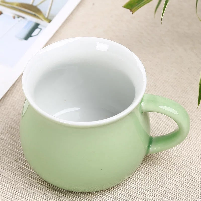 Ceramic Heated Mug-Green - Tea ParTea By Clara Jewel